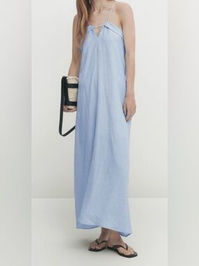 Massimo Dutti Light Blue Women's dress size M